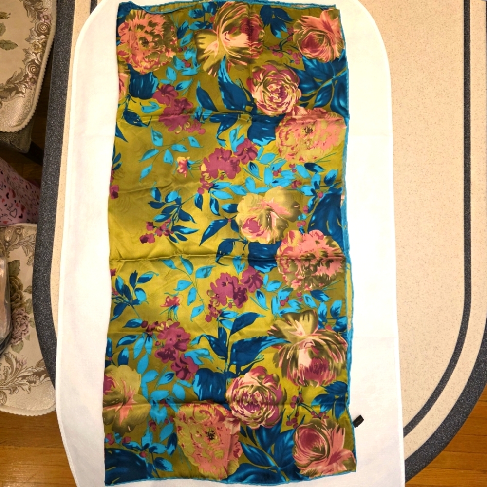 Floral Silk Scarf